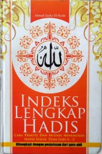 Image of Indeks lengkap hadis