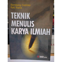 Image of Teknik Menulis Karya Ilmiah