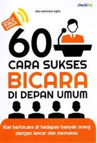 Image of 60 cara sukses bicara di depan umum
