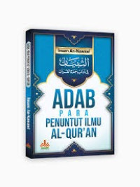 Image of Adab Para Penuntut Ilmu Al Qur'an