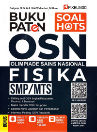 Image of Buku Paten OSN Fisika SMP/MTs